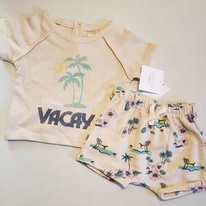 Tropical Palm Kids Matching Set